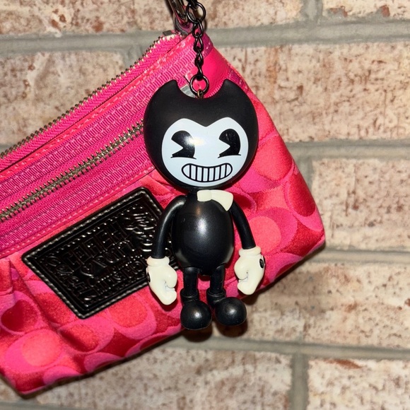 Repurposed Bendy Keychain – Ink Demon Drip - Picture 1 of 4